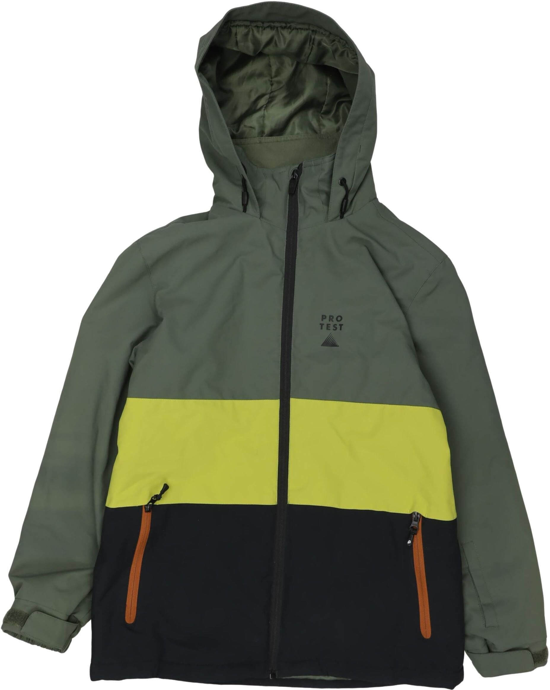 Protest Jungen Jacke oder Mantel, Neon, Gr. EU 164, Synthetik - Second Hand