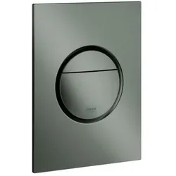 Grohe Nova Cosmopolitan Betätigunsplatte 37601AL0 hard graphite gebürstet, senkrechte Montage