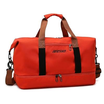 Weekender-Tasche, Reisetasche mit Schuhfach, große Tragetasche für Damen, Sporttasche mit Trolley-Fach für Kurztrips, Geschäftsreisen, Übernachtungen, Handtasche für Gepäck