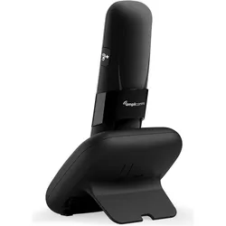 amplicom Bigtel 1502 Schnurloses Telefon Duo, Telefon, Schwarz