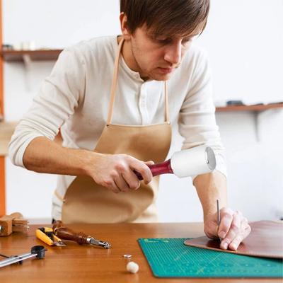 Leather Craft Mallet For DIY Working, Leather Cutting Hammer, Craft Stamping Tools For Carving And Punching Leather Craft Mallet For DIY Working, Leather Cutting Hammer, Craft Stamping Tools For Carving And Punching
