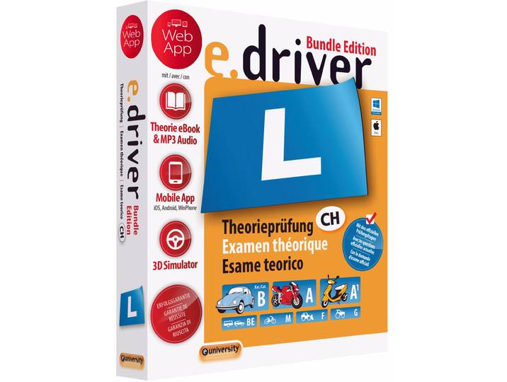 e-university e.driver Bundle Edition Web Uebrige Anwender Software – Lernsoftware
