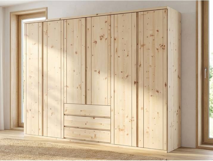 Zirbenschrank „Egon“ 6-türig Massivholz Zirbe