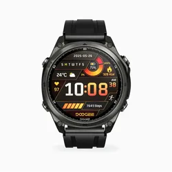 Doogee Anywise W1 5ATM water-resistant smartwatch with GPS Black, Smartwatch