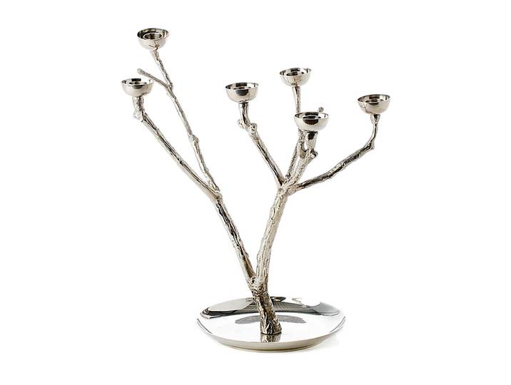 POLSPOTTEN Bougeoir Twiggy S 35 cm Argent
