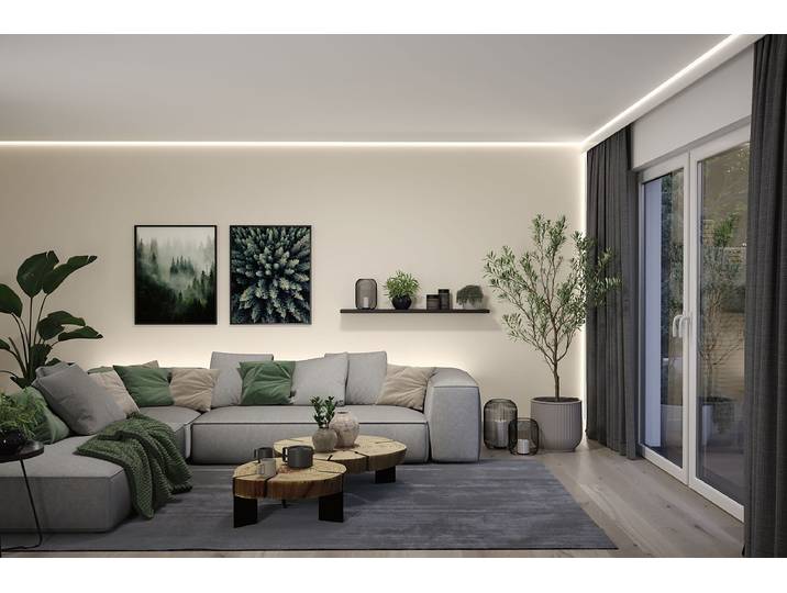 home24 LED-strips 150cm zilver Koper PVC kunststof LED-module