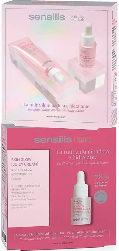 Sensilis Pack Skin Glow Crema 50 ml + Sérum 15 ml