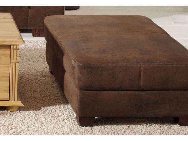 Hocker HOME AFFAIRE Falk , grau, B:103cm H:42cm T:73cm, Microfaser Antiklederoptik (100% Polyester);Microfaser PRIMABELLE (100% Polyester);Luxus-Microfaser (100% Polyester);NaturLEDER (echtes Rindsleder), Hocker, Hocker, in 4 Bezugsqualitäten, gross