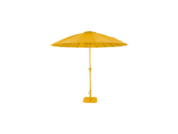 Parasol Ø 250 cm en polyester jaune Sunshine Set