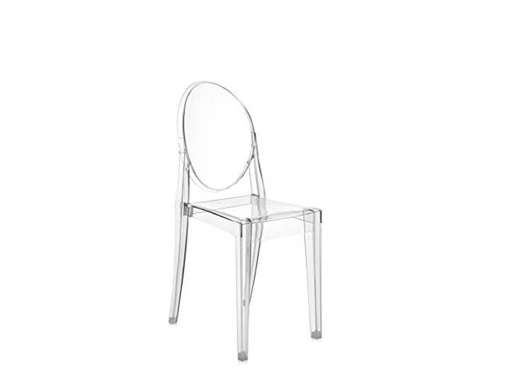 Kartell Victoria Ghost\, Chaise\, Cristal\, Lot de 2