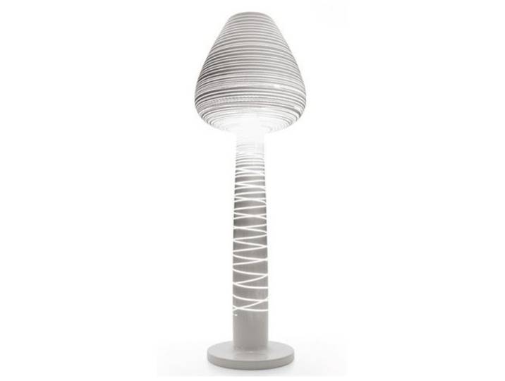 SERRALUNGA lampadaire LADYMARY (Blanc laqué - LLDPE)