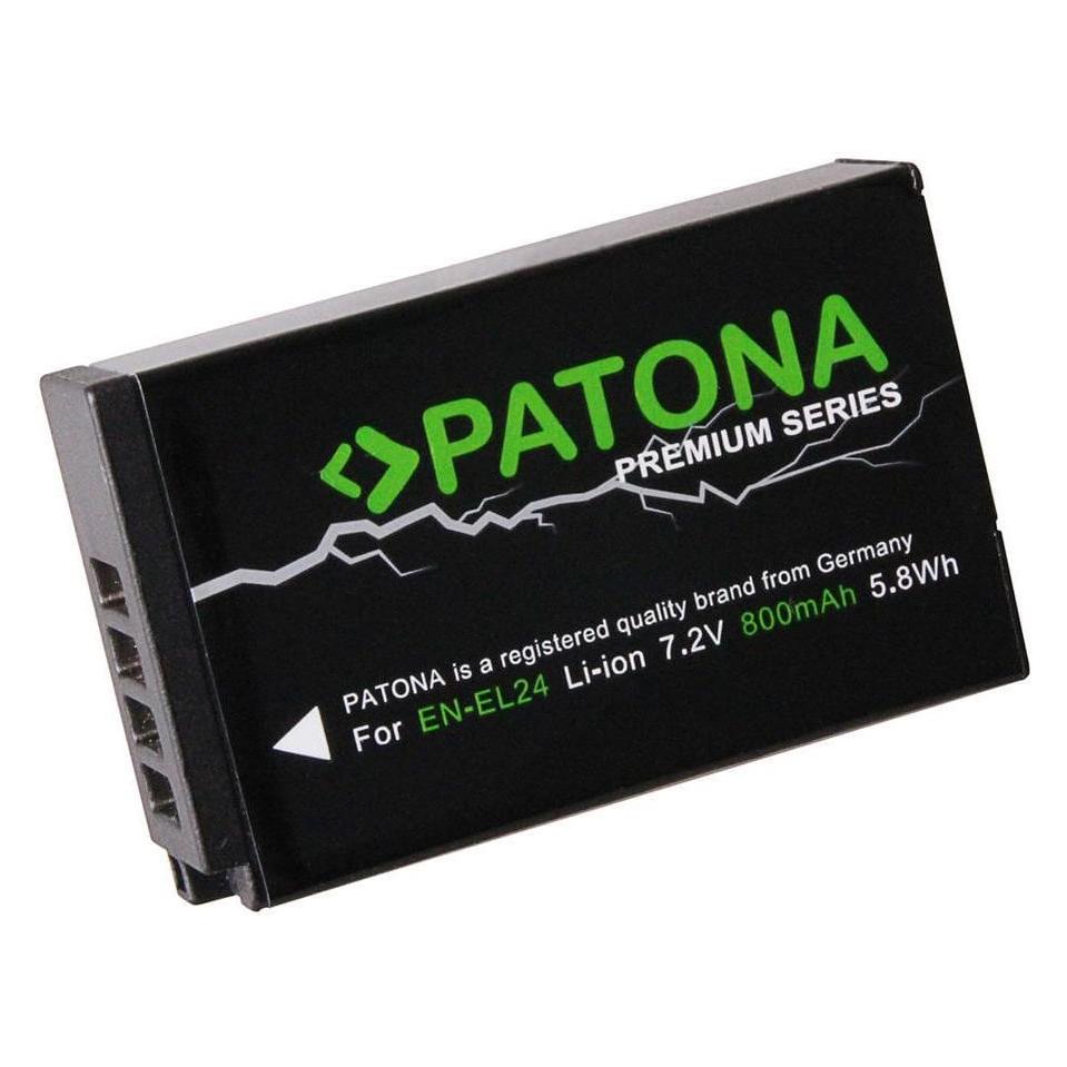 Patona Premium Akku EN-EL24, 800 mAh / 7.2V (Kamera Akku) (1244)