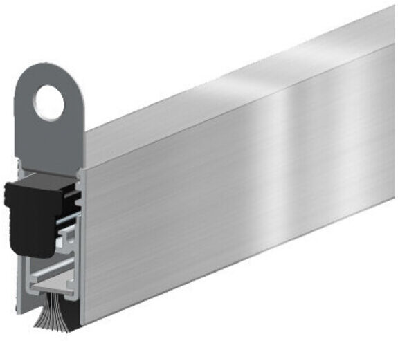 ELLEN EllenMatic brosse joint de bas de porte 1803755, 1083 mm argent ; Elton (203901083)
