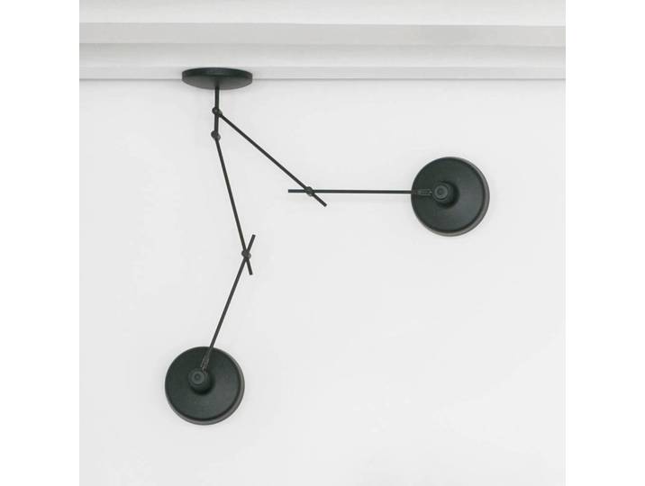 GRUPA Deckenlampe Arigato, dimmbar, schwarz, für Arbeitszimmer / Büro, Metall, Deckenlampe
