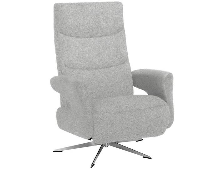 Welnova Relaxsessel, Hellgrau, Metall, 75x106x89 cm, erweiterbar (Typenauswahl), Stoffauswahl, Lederauswahl, Wohnzimmer, Sessel, Relaxsessel