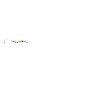 Okuma Norwegian Snap Swivel Size 12 Brass - 10pcs (5706301677693)