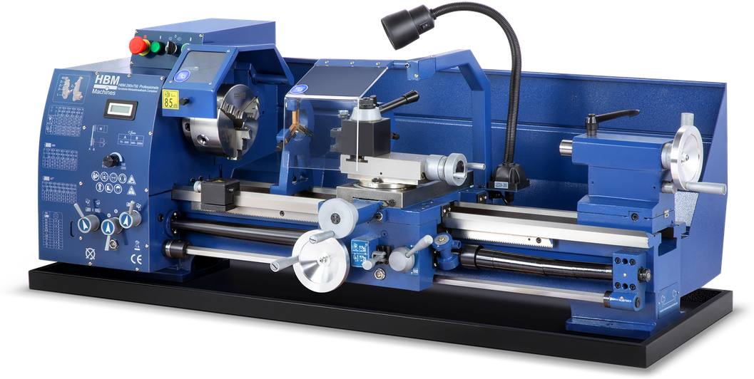 HBM tornio per metallo 290 x 750 vario, 230 V