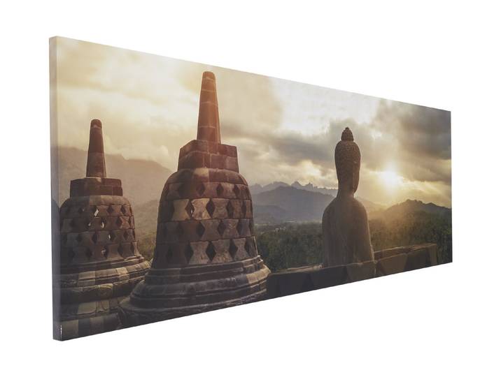 Wandbild Deco Block 40x118 Borobudur