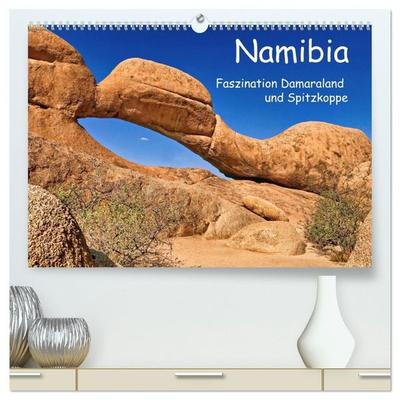 Namibia – Faszination Damaraland und Spitzkoppe (hochwertiger Premium Wandkalender 2027 DIN A2 quer), Kunstdruck in Hochglanz