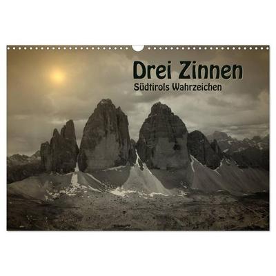 Drei Zinnen - Südtirols Wahrzeichen (Wandkalender 2027 DIN A3 quer), CALVENDO Monatskalender