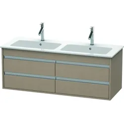 Duravit Ketho Waschtisch-Unterschrank KT643307575 127x47,5x48cm, 4 Schubkästen, wandhängend, leinen