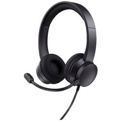 Trust HS-260 Over Ear Headset kabelgebunden Stereo Schwarz Mikrofon-Rauschunterdrückung Headset, Lautstärkeregelung, Mikrofon-Stummschaltung Computer 25334