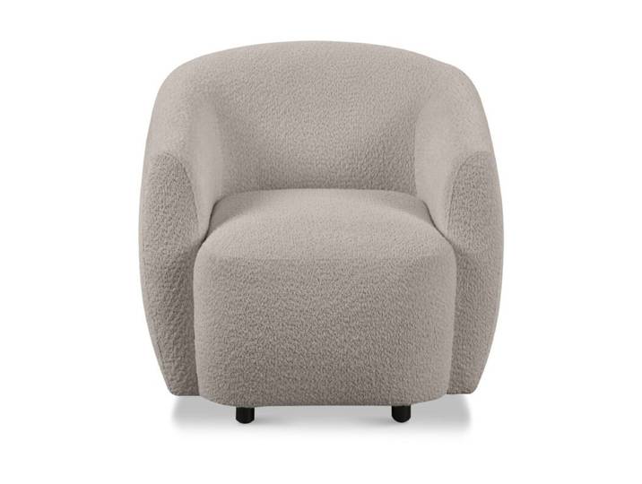 Dixx Divani Nine Sessel mit Bouclé Bezug und Drehfunktion Harmo