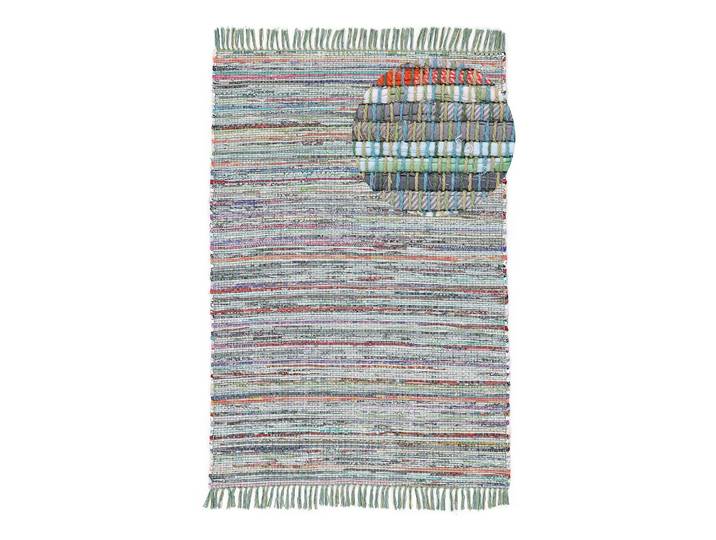 Tapis en coton Kelim Chindi Vert/Vert 80 x 150cm Coton