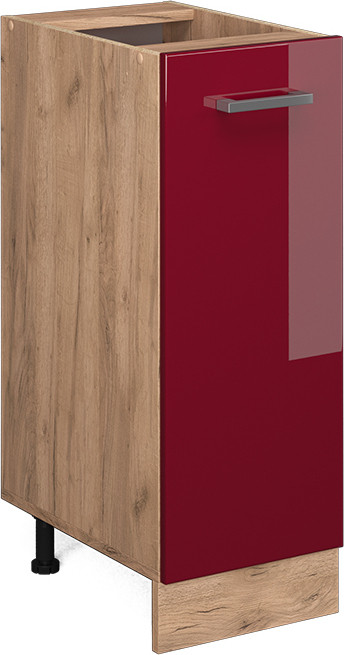 Vicco R-Line Apotheekkast Rode hoogglans zonder werkblad, Model 37484