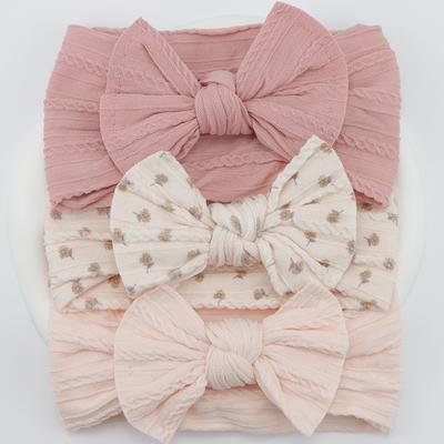 Tiny Tots Teens Trends Infant Hair Accessories, Baby Girl Headbands Lot, Elastic Hair Bands, Newborn Gift Bows, Kids Turban Headband Set style 7