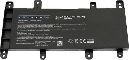 Ipc-computer Notebook-Akku C21N515 REPLACE 7.4V 4650 mAh Asus
