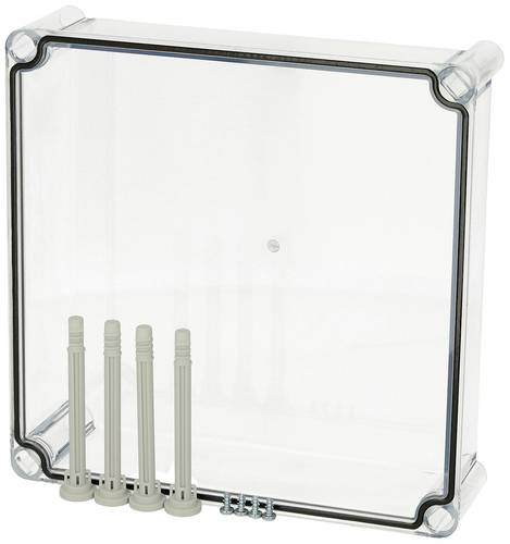 Fibox Cover, PC Transparent 3720558 Universal-Gehäuse 280 x 280 x 80 Polycarbonat Lichtgrau (RAL 7035) 1St.