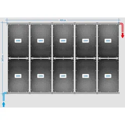 OKU Solarabsorber Pool-Solarheizung SET 20 - 10 Absorber