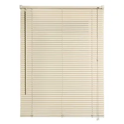 JALOUSIEN vinyl venetianische mit Beige Zugschnur 150x160