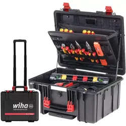 Wiha Werkzeugkoffer XL 2 Trolley electric Elektriker Werkzeugkoffer 23-teilig
