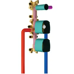 hansgrohe, Duscharmatur + Badewannenarmatur, Grundkörper AXOR STARCK DN 15, für Abstellventil Unterputz