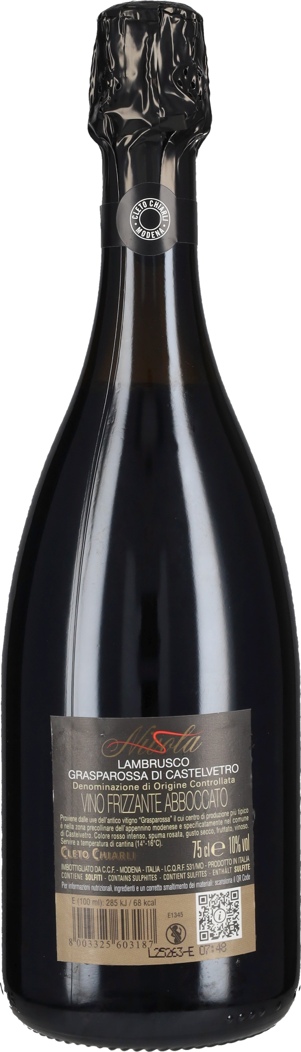 Chiarli Cleto Lambrusco Grasparossa di Castelvetro 'Nivola' Cleto Chiarli