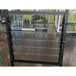 Halls Lamellenlüfter inkl. Glas für Gewächshaus Popular schwarz