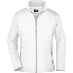 James & Nicholson Damen 2-Lagen Promo Softshell Jacke Softshell-Jacke JN1129 white/white XXL