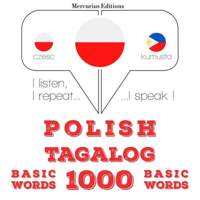 Polski - Tagalog: 1000 podstawowych słów - JM Gardner, Audio, 9782821131880