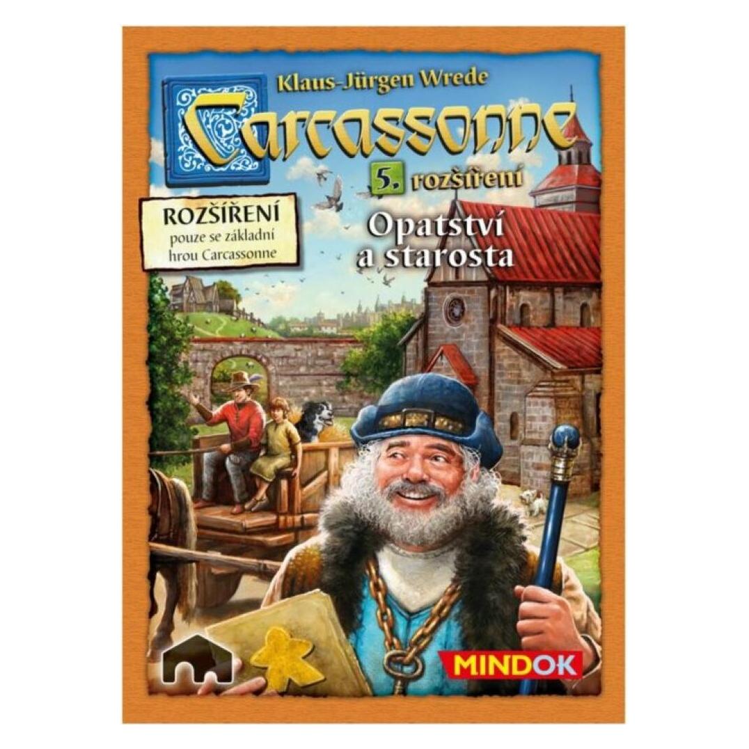 Mindok Carcassonne: Die Abtei und der Bürgermeister (5.Expansion) (2 - 5 Spieler) (4-MI)