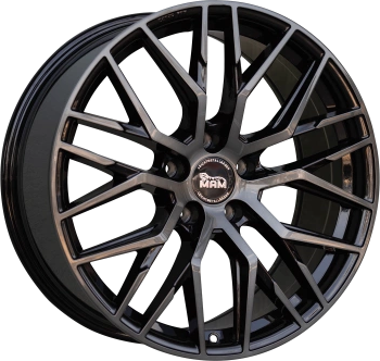 MAM Wheels Rs4 Black Painted 7x16 ET 40 5/108 Alufelge Schwarz