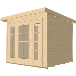 Weka Gartenhaus 172 mit Fensterfront - 21 mm-Gr. 1 (235 x 239 cm) - 50 % Rabatt auf Dacheindeckung