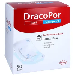 Dracopor Waterproof Wundverband 8x10 cm 50 St