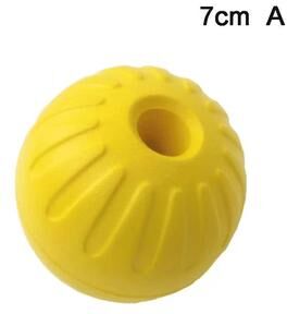 Inspired Finds Indestructible Rubber Dog Training And Fetch Ball Toy 2.76in Solid Ball