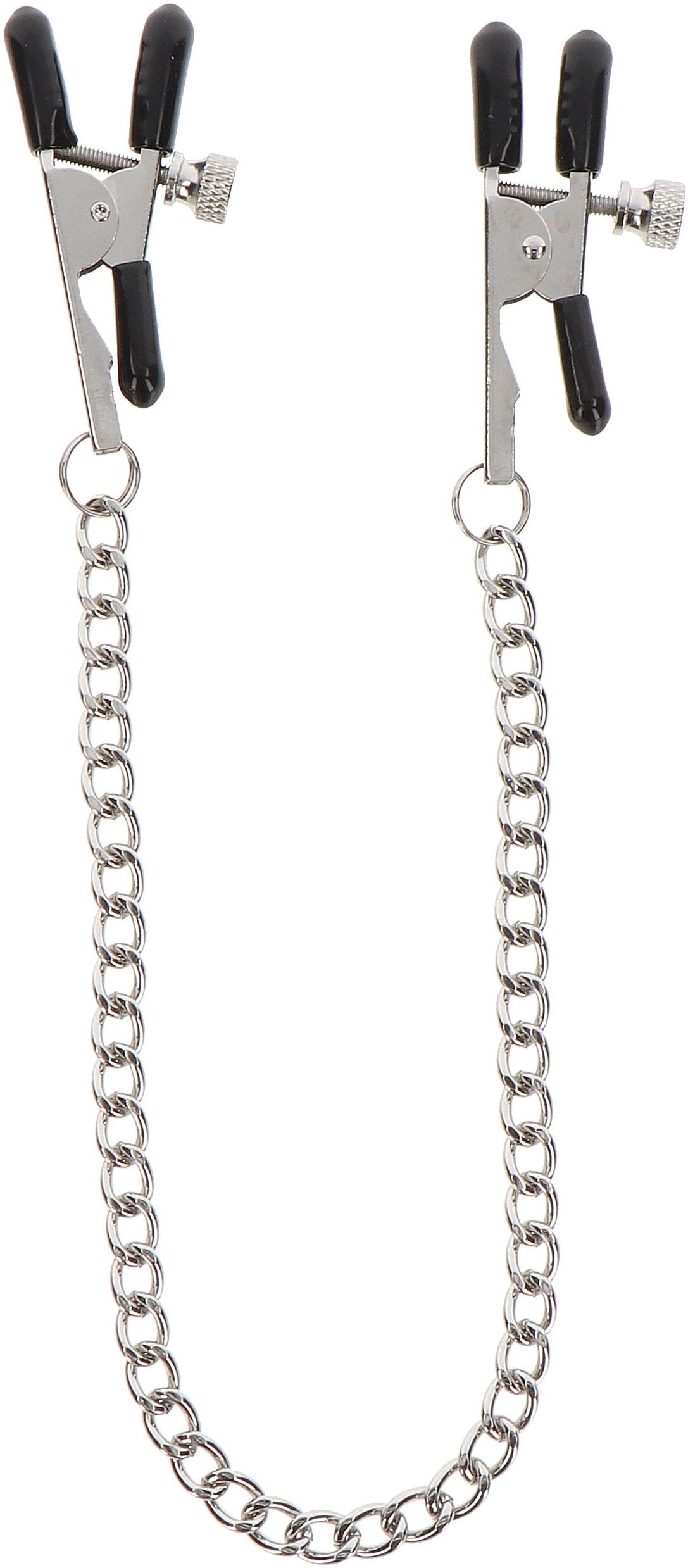 Pince-Tétons ajustables avec chaîne Clamps Taboom Argentées
