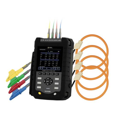 PCE Instruments Leistungsmesser PCE-PA 8500 HP inkl. Datenlogger |Spannung bis 1000V |Strom bis 1500A AC |IEC61000-4-30