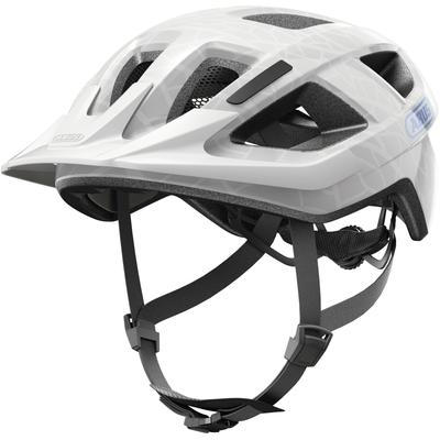 Fahrradhelm ABUS "ADURO 3.0" Gr. S, weiß (weiß art), Helme, S Kopfumfang: 51cm - 55cm
