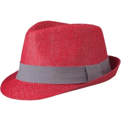 Myrtle Beach Unisex Street Style Hut MB6564 red/dark grey S/M (56 cm)