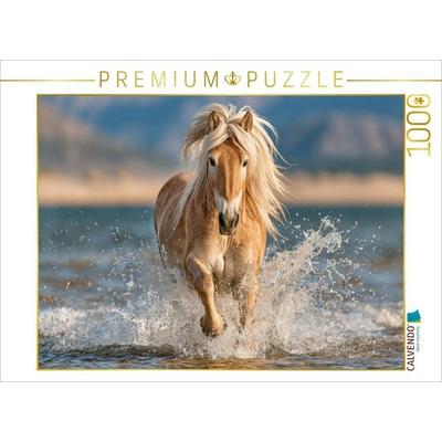 CALVENDO Puzzle Mit jedem Galopp wächst die Freiheit | 1000 Teile Lege-Größe 64x48cm Foto-Puzzle für glückliche Stunden, von , Calvendo Puzzle